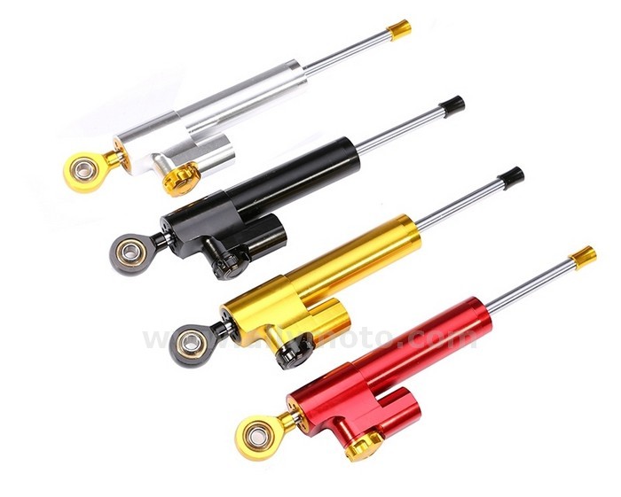 113 Steering Damper Motorcycle Cnc Stabilizer Linear Reversed Safety Control@2
